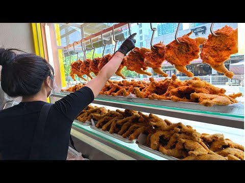 오픈하기도 전에 웨이팅하는 통닭집?! 쉴새없이 튀겨 붙티나게 팔리는 옛날통닭 / A chicken house that waits even before the store opens