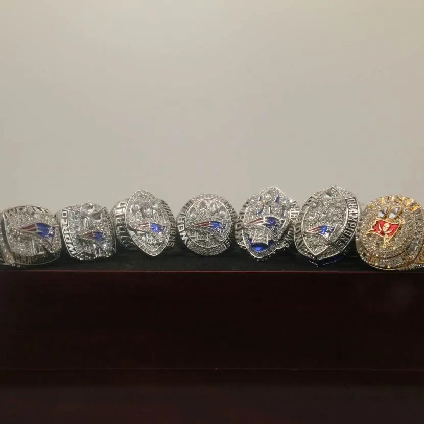 7 Nfl Tom Brady Super Bowl Rings Set Patriots | Bucs – Championship Rings  Store