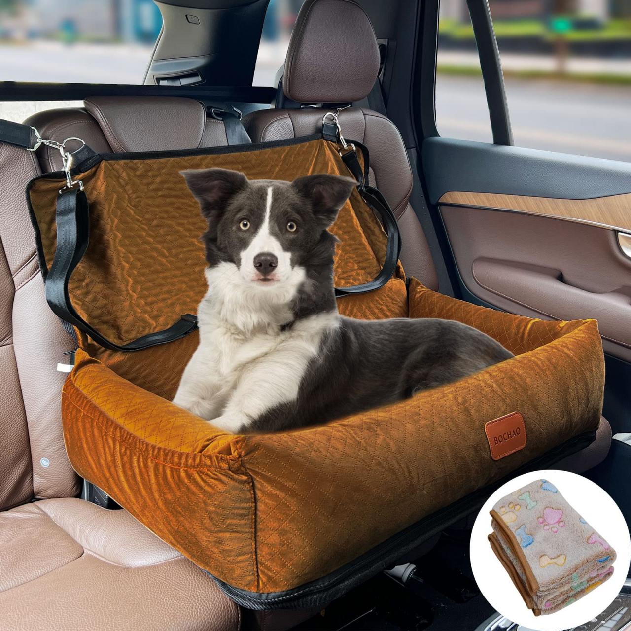 Amazon.Com : Dog Car Seat For Large/Medium Sized Dogs,Dog Car Travel Bed Dog  Seat Made, Comfortable And Safe;Multipurpose Design - Can Be Converted Into  A Dog Bed Or A Dog Sofa Cushion. :