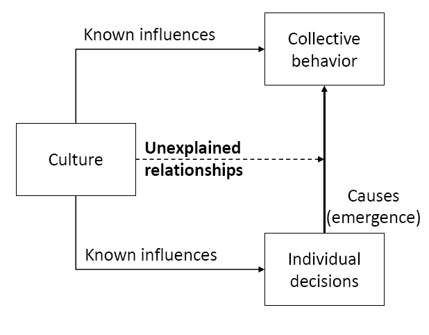 Explaining The Emerging Influence Of Culture, From Individual Influences To  Collective Phenomena