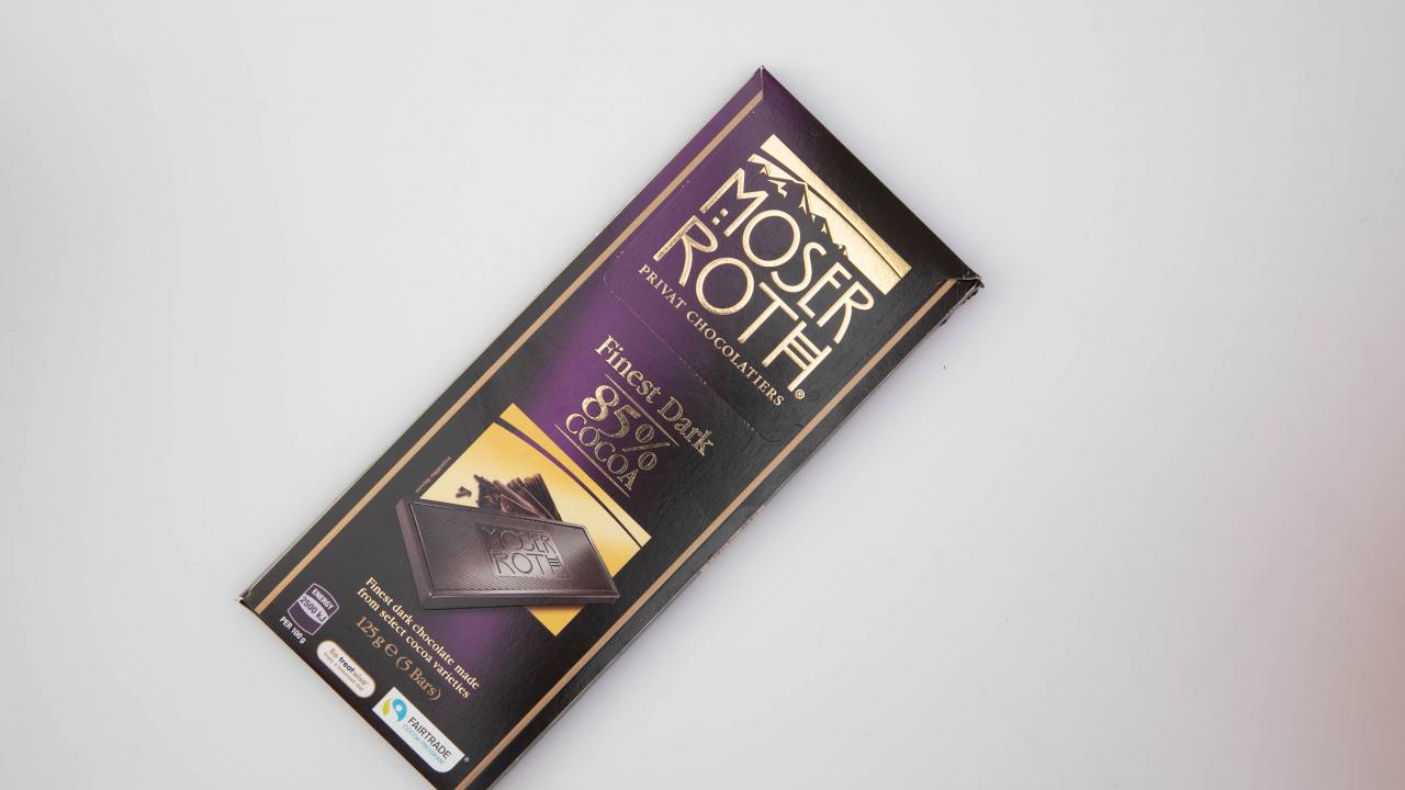 Aldi Moser Roth Finest Dark 85% Cocoa Review | Dark Chocolate | Choice