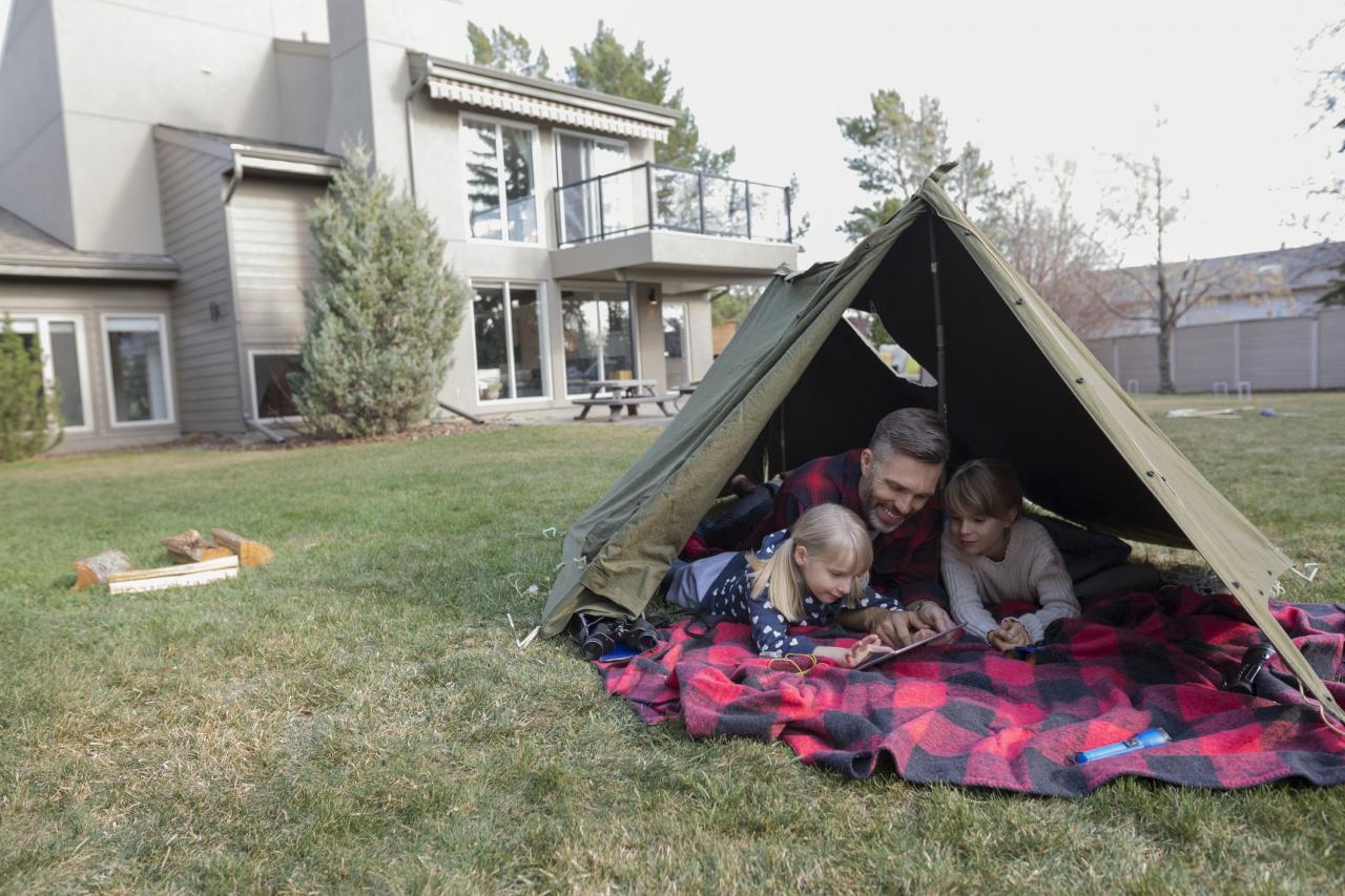 25 Family-Friendly Backyard Camping Ideas - Backyard Camping Tent