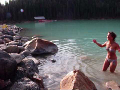 Lake Louise Swim (And Canadian Rockies) - Youtube