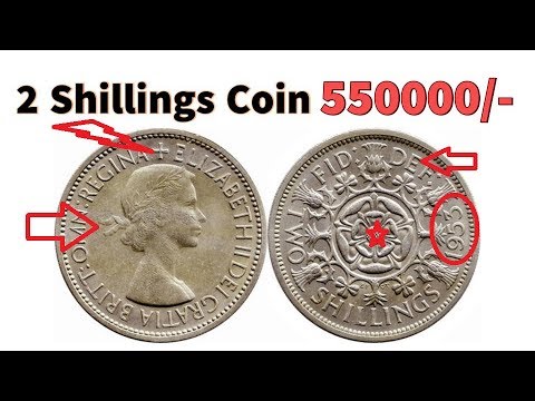 Rare British 2 Shillings Coin || Rare Foreign Coins || Rare World Coins ||  Rare Uk Coins - Youtube