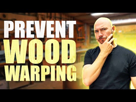 STOP Wood Warping BEFORE and AFTER Building! Woodworking Tips and Tricks