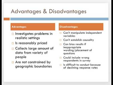 Advantages & Disadvantages Of Surveys - Youtube