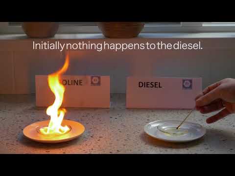 Can You Light Diesel With A Match?! | Ex-Machinery - Youtube