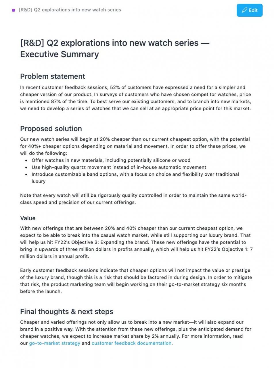 How To Write An Executive Summary, With Examples [2023] • Asana