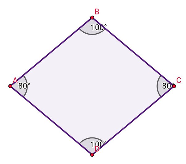 What Are The Interior Angles Of A Rhombus With An Area 319.1 Cm2 And A  Perimeter Of 72 Cm? - Quora