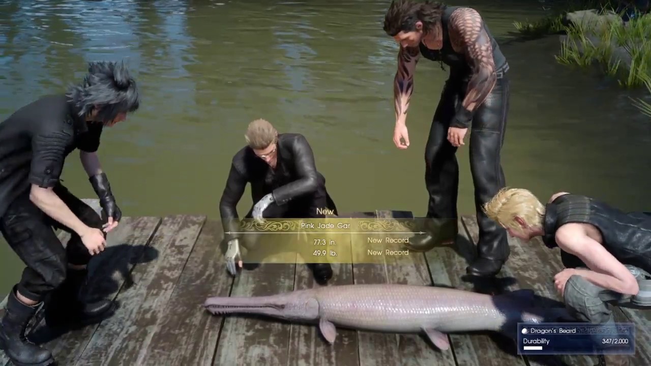 Ffxv] How To Catch The Pink Jade Gar - Youtube