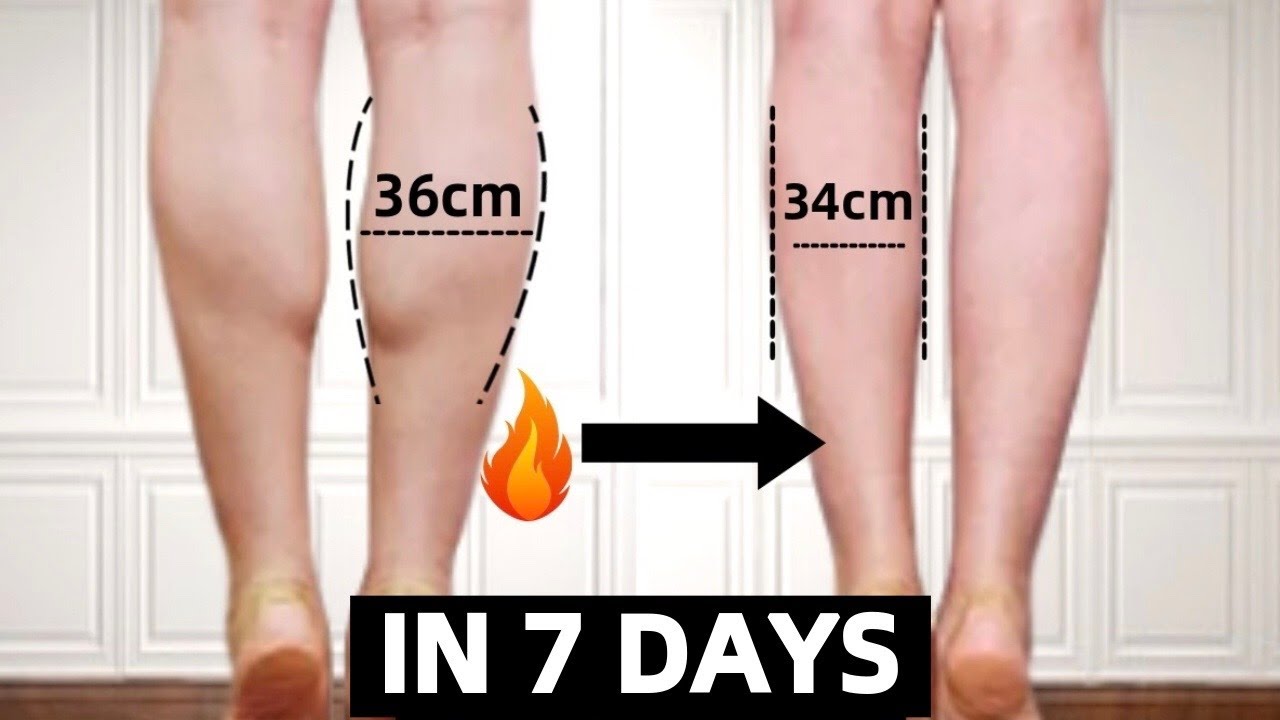 Slim Down Calves In 7 Days! 12 Min Beginner Friendly Slim Legs Workout, No  Jump - Youtube