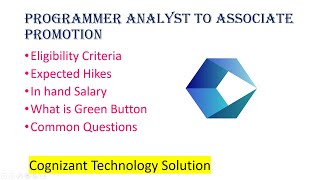 Programmer Analyst(Pa) To Associate(A) Promotion Criteria In Cognizant  2022|| All Details - Youtube