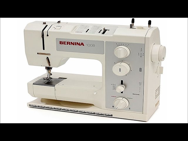 Sewing Machine Bernina 1008 Demo / Bernina 1010 / Bernina 1015 - Youtube