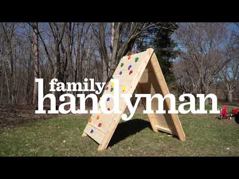 How to Build a Kids Climbing Wall