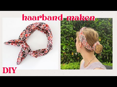 Haarband maken met aluminium draad | DIY #4