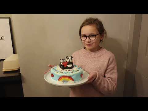 Panda fondant taart maken met Eef & Eef #1