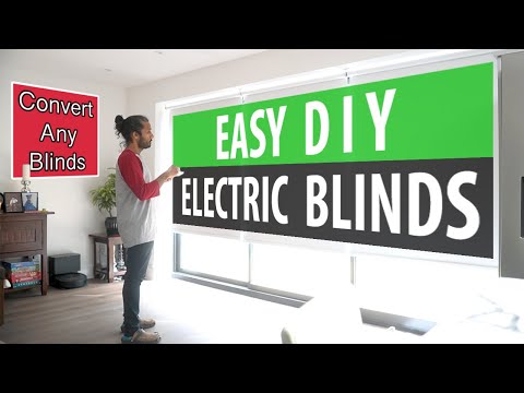 DIY Electric Blinds. Save $$$!!! Here's How..