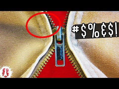 This Simple Trick Can Fix A Broken Zipper! HOW TO Repair A Fly That Keeps Separating #lifehack #zip