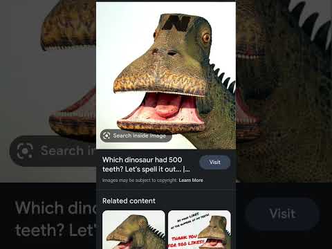 500 teeth dino (debunking)