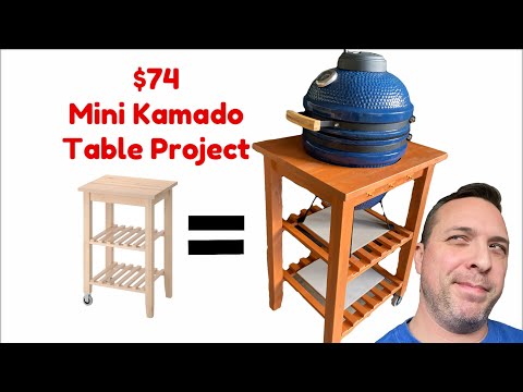 $74 Mini Kamado Table Project