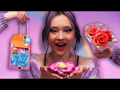 3 LIEVE MOEDERDAG DIY'S DIE JIJ KAN MAKEN!! | Origami rozen, theezakje en kaarsenhouder