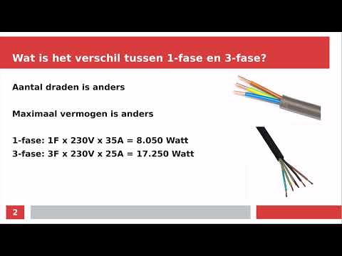 Een 1-fase naar 3-fase overstap, wat komt daar bij kijken?