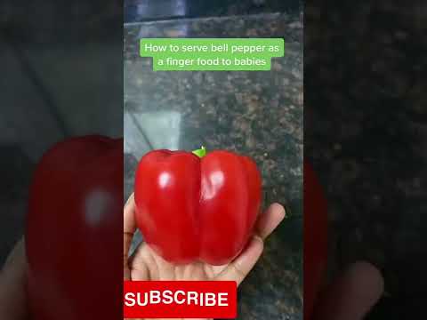 Bell pepper for babies