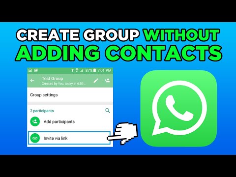 How To Create a WhatsApp Group Without Adding Contacts (2023)