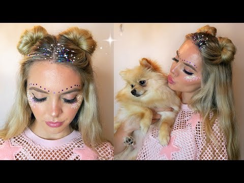 Festival Makeup Tutorial! 3 ways to use Glitter