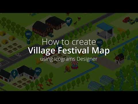 Create Festival Map using Icograms Designer