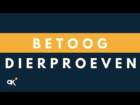 Betoog dierproeven