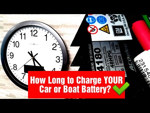 How Long to Charge YOUR Car/Marine/12-volt Battery [Super Simple Calculator!]