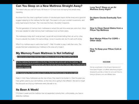 How Long to Let Memory Foam Mattress Expand? 24 hours? 48 hours? 72 hours?