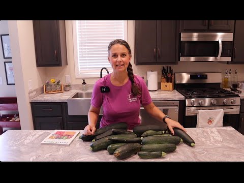 Bumper Zucchini Harvest! 3 Ways to Preserve Zucchini!