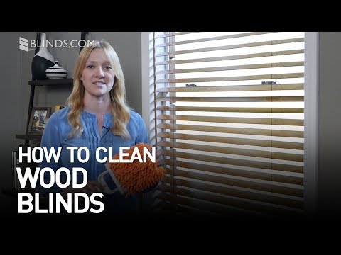 How to Clean and Dust Wood Blinds Without Damaging Them